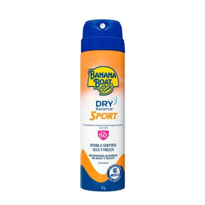 Bloqueador Banana Boat Dry Sport Fps 50+ Spray 170Ml
