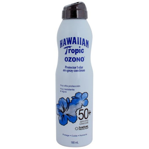 Bloqueador Hawaiian Tropic Ozono Fps 50 Spray 180Ml 75486089191