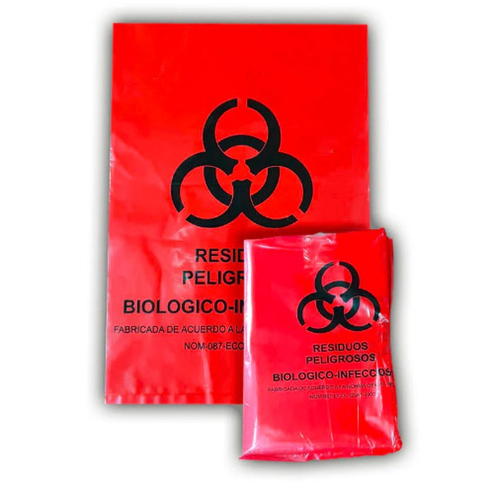 Bolsas Rojas Rpbi De 20X30Cm C50