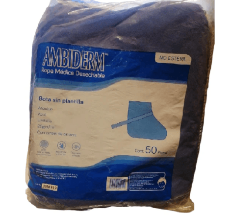 Bota Para Cirujano Sin Plantilla No Estéril Ambiderm Con 50 - WeCare Pharma