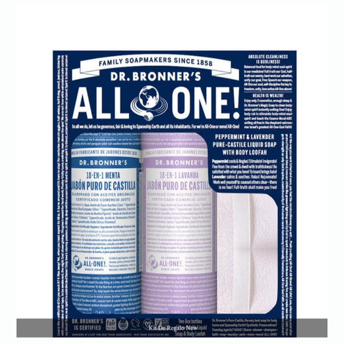Caja Regalo Menta -Lavanda 240Ml Dr Bronners