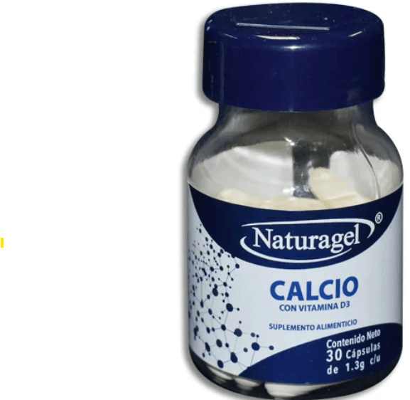 Calcio/Vitamina D3 Caps 1.3 G Con 30 Naturagel - WeCare Pharma