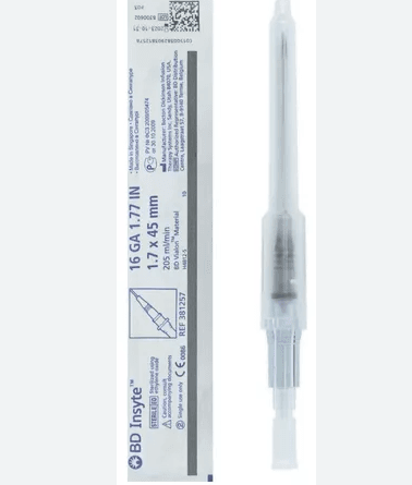 Cateter Bd Insyte 16G Con 1 Pieza Gris - WeCare Pharma