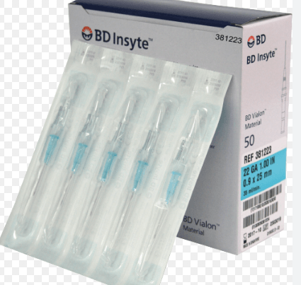 Cateter Bd Insyte 22G Azul Con 50 - WeCare Pharma