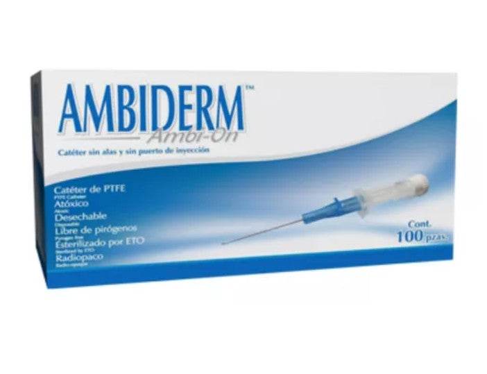Cateter Intravenoso Ambiderm 18Gx32Mm Con 100 - WeCare Pharma