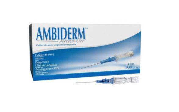 Cateter Intravenoso Ambiderm 20Gx32Mm Con 100 - WeCare Pharma