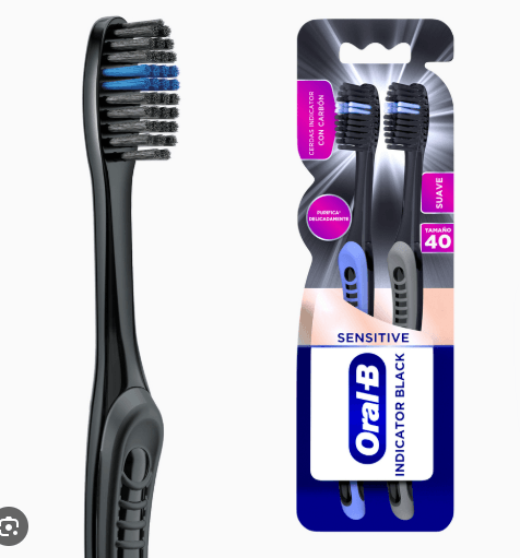 Cepillo Dental Oral B Sensitive Black Con 2 - WeCare Pharma