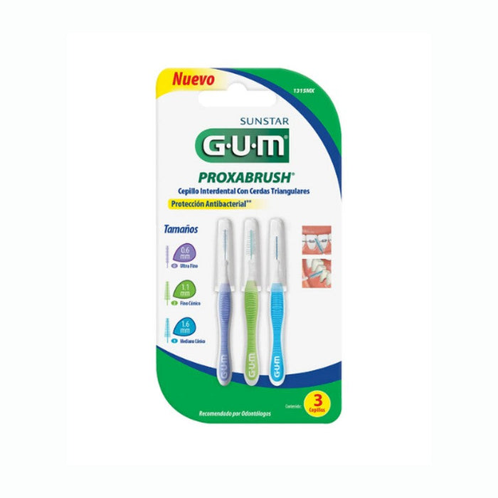 Cepillo Dental Proxabrus Gum Escova Interdental Con 3