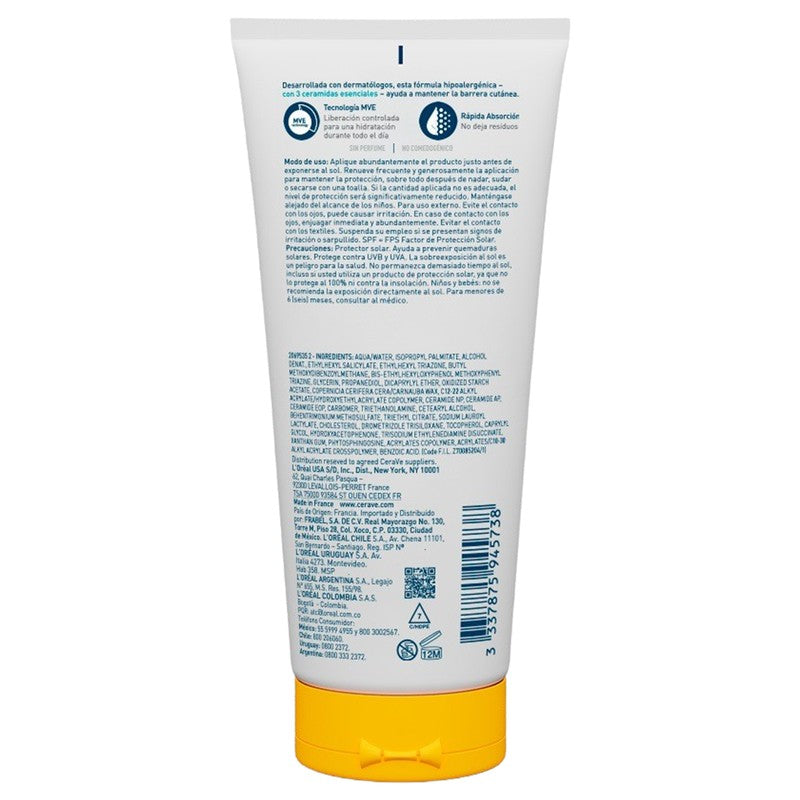Cerave Loción Protección Solar Invisible Hidratante 50Fps 177Ml. 3337875945738 4