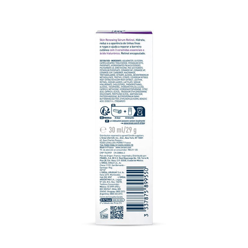 Cerave Skin Renewing Serum Retinol 30 Mililitros 3337875899550 4