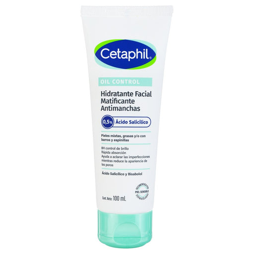 Cetaphil Oil Control Hidratante Facial Matificante Antimanchas 100 Mililitros 7897930779204