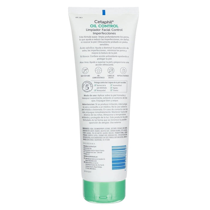 Cetaphil Oil Control Limpiador Facial Control Imp 250Ml 7897930778627 perfil 7