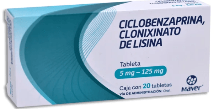 Ciclobenzaprina/Clonixinato De Lisina Tabletas 5Mg/125Mg Con 20 - WeCare Pharma