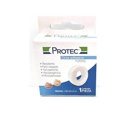 Cinta Adhesiva Plastico 1.25Cm X 5M Protec - WeCare Pharma