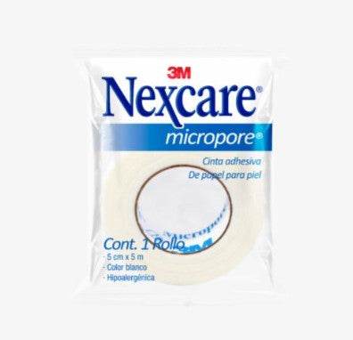 Cinta Microporosa Nexcare Blanco 5Cmx5M - WeCare Pharma