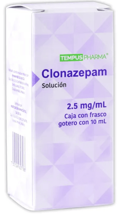Clonazepam Solución 2.5Mg/Ml 10Ml Tempuspharma - WeCare Pharma