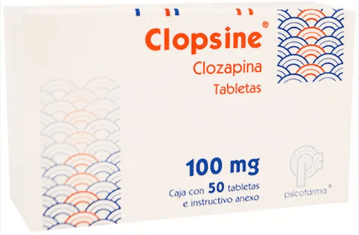 Clopsine (Clozapina) Tabletas 100Mg Con 50 - WeCare Pharma