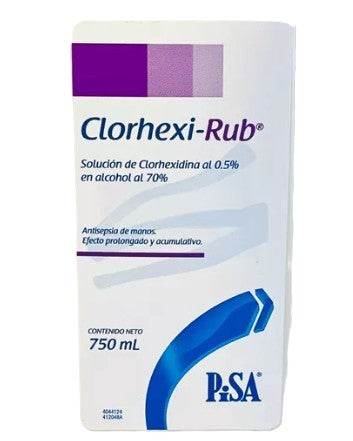 Clorhexi-Rub (Clorhexidina) Solución 5% 750Ml - WeCare Pharma