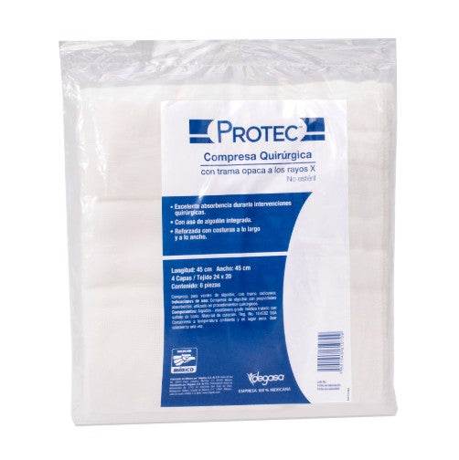 Compresa Para Vientre Con Trama 45X70Cm Con 5 - WeCare Pharma