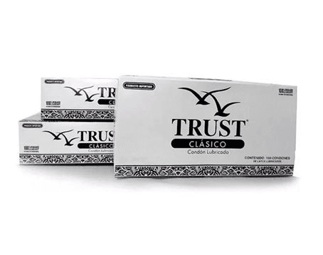 Condón Clasico Trust Caja Con 50 - WeCare Pharma