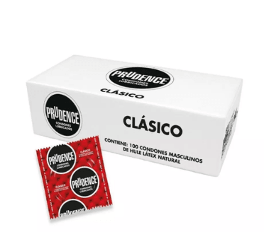 Condón Prudence Clasico Con 100 - WeCare Pharma