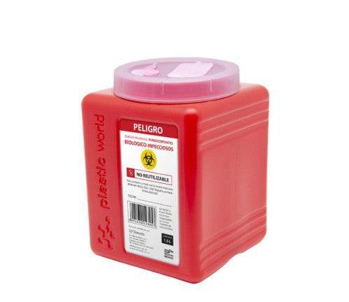 Contenedor Desechable Rpbi Plastic World 1.5L - WeCare Pharma