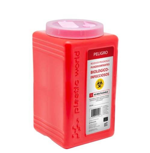 Contenedor Desechable Rpbi Plastic World 2.7L - WeCare Pharma