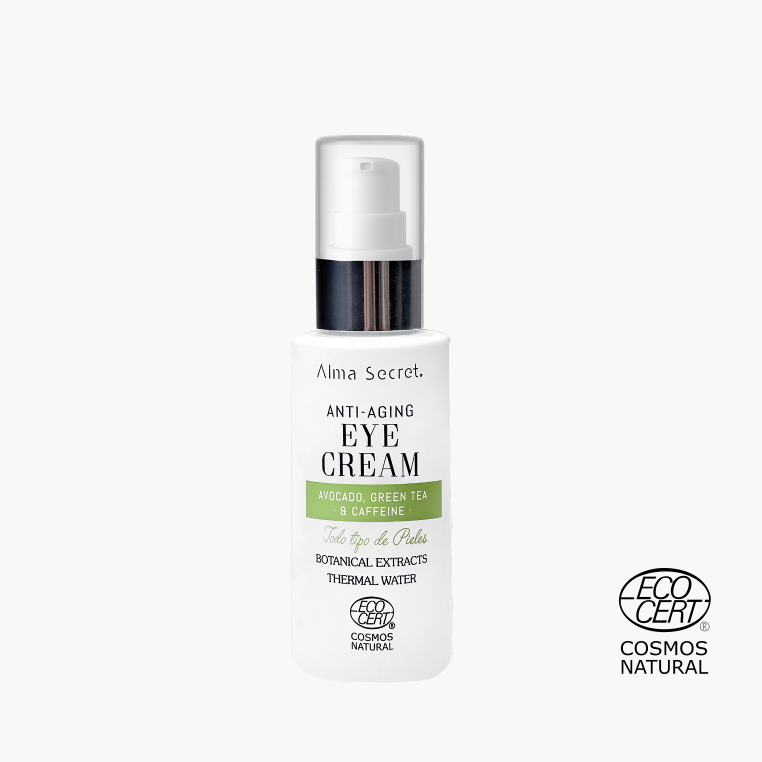 Alma Secret Contorno Ojos Antiedad Con Aguacate, Té Verde & Cafeína 30Ml Prueba