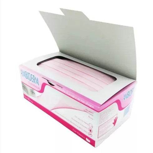Cubrebocas 3 Pliegos Ambiderm Adulto Rosa Con 50 - WeCare Pharma