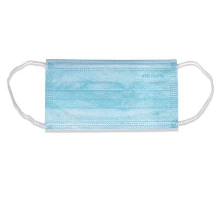 Cubrebocas 3 Pliegos Azul Con 1 Pieza Ambiderm - WeCare Pharma