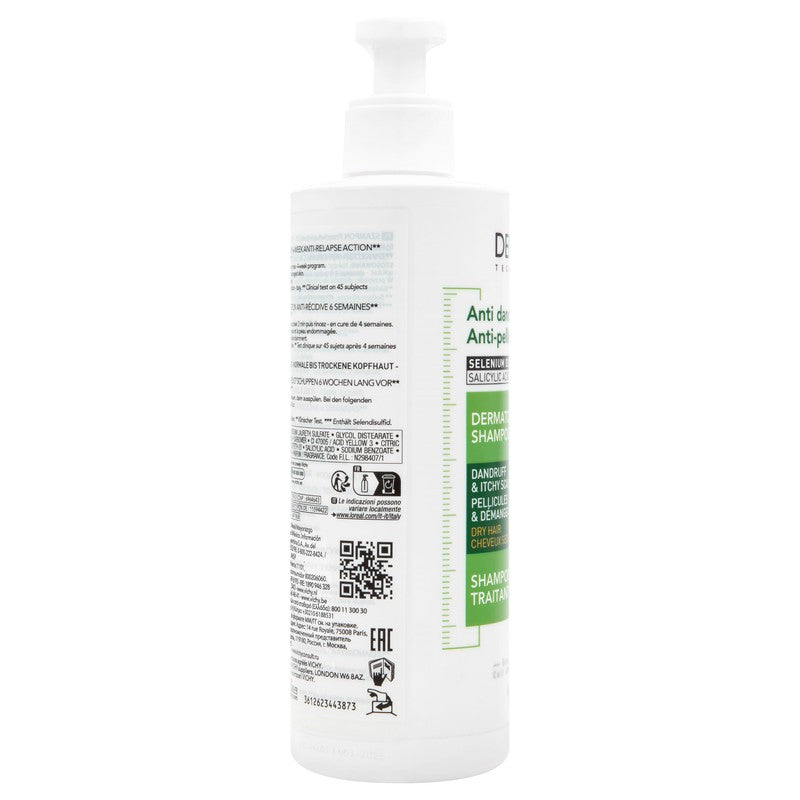 Dercos Shampoo Anticaspa Cabello Seco 390Ml 3337875492799 5