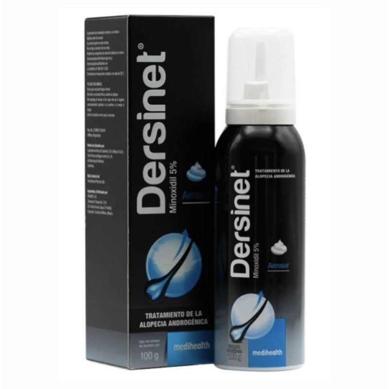 Dersinet (Minoxidil) 5% Aerosol Espuma Con 100G