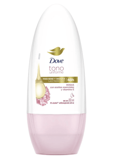 Desodorante Dove Tono Uniforme 48H Rosa Roll On 50Ml - WeCare Pharma