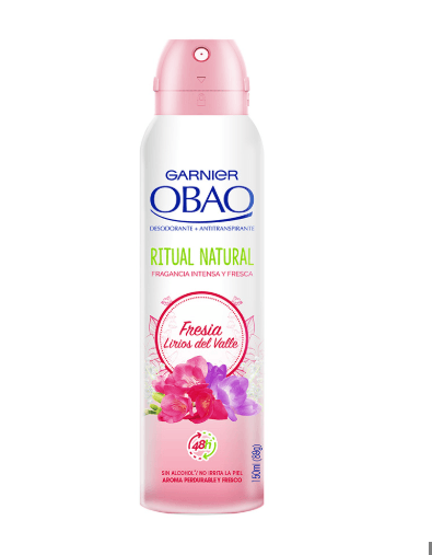 Desodorante Garnier Obao Fresia Lirios Aerosol 150Ml - WeCare Pharma