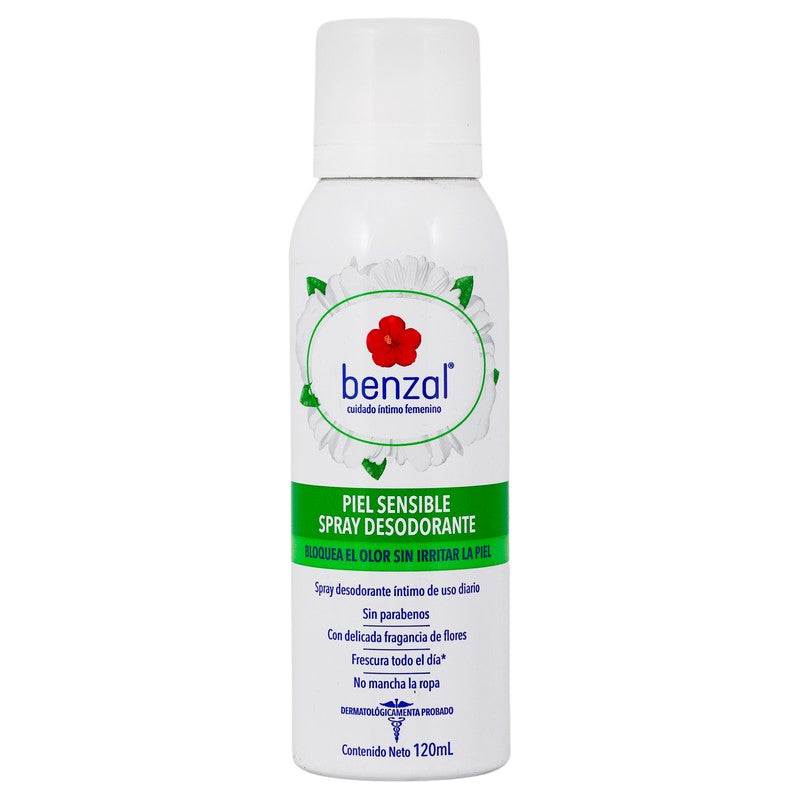 Desodorante Intmimo Benzal Piel Sensible Spray 120Ml 7501080160781