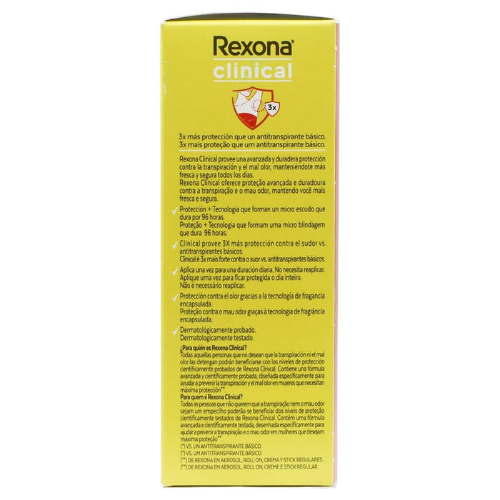 Desodorante Rexona Woman Clinical Crema Stress Stick 48G 079400476692 perfil 4
