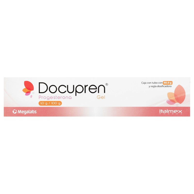 Docupren Progesterona Gel 1G100G Tubo 80G 7501390915019 5
