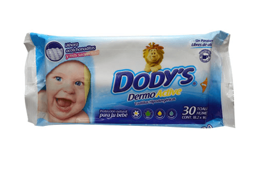 Dodys Toallitas Limpiadoras Dermo Active Con 30 - WeCare Pharma