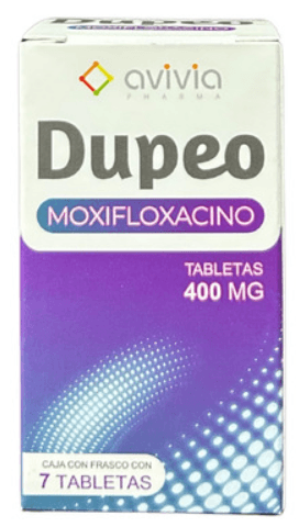 Dupeo (Moxifloxacino) Tabletas 400Mg Con 7 - WeCare Pharma
