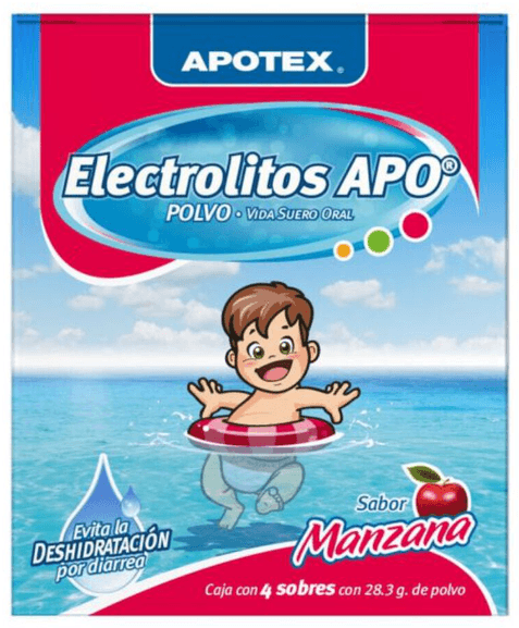 Electrolitos Apo Sobre Polvo Manzana - WeCare Pharma