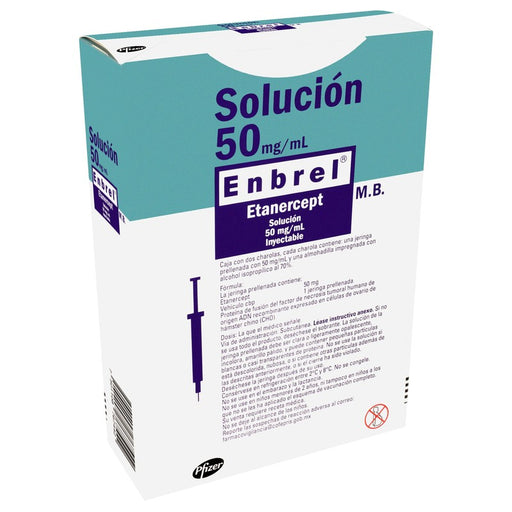 Enbrel Etanercept Jeringa Prellenada 50Mg C2 7501108767442 2