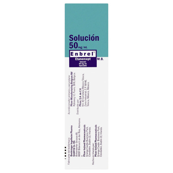 Enbrel (Etanercept) Jeringa Prellenada 50Mg C2 7501108767442 perfil 4