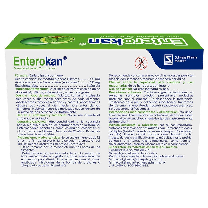 Enterokan Menta PiperitaCarum Carvi Capsulas 90Mg50Mg Con 28 7501168890319 4