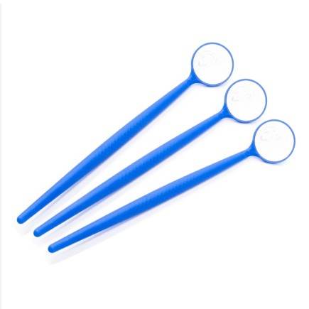 Espejo Dental Desechable Azul - WeCare Pharma