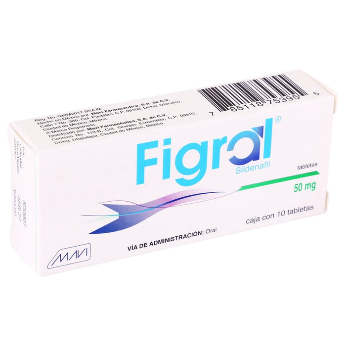 Figral (Sildenafil) Tabletas 50Mg Con 10 785118753955 perfil 2