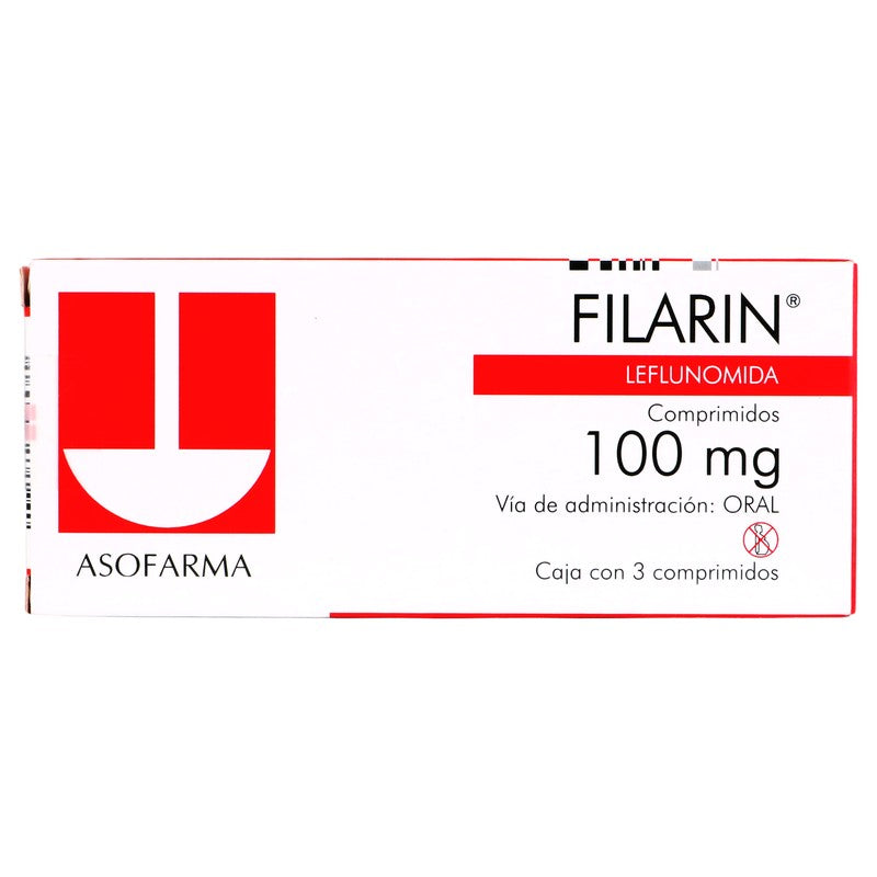 Filarin Leflunomida Comprimidos 100Mg Con 3 7730979095914