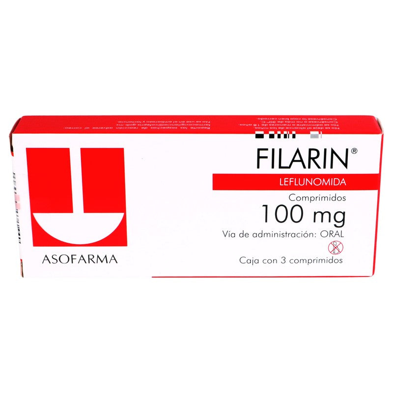 Filarin Leflunomida Comprimidos 100Mg Con 3 7730979095914 3