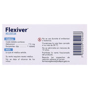 Flexiver Meloxicam Tableta 7.5 Miligramos Con 10 7502009740466 7