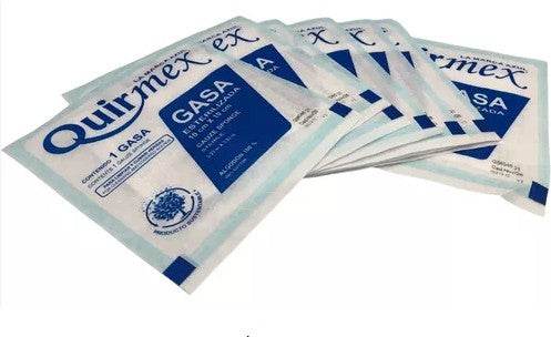 Gasa Esteril 10X10Cm Con 1 Pieza Quirmex - WeCare Pharma