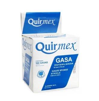 Gasa Estéril Quirmex 10X10Cm Con 100 - WeCare Pharma
